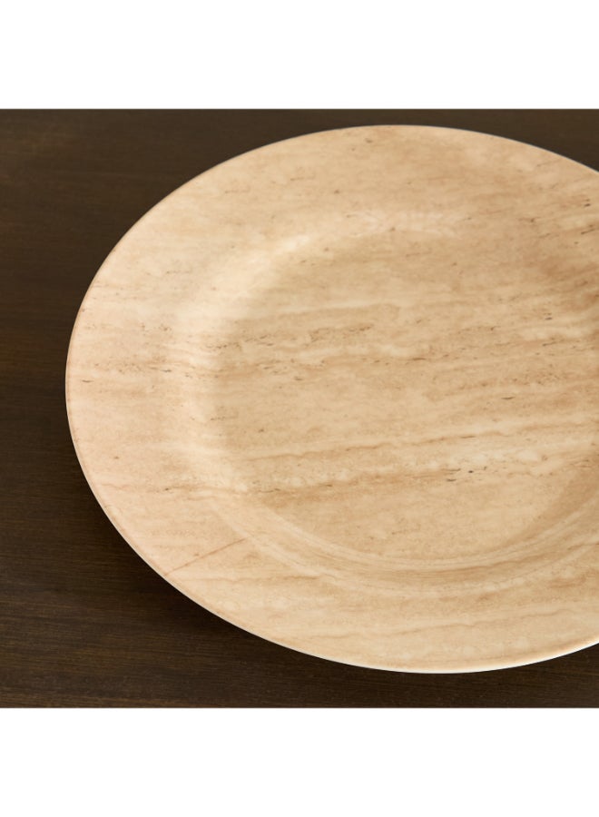 Home Box Travertine Dinner Plate - Natural Color - Image 3